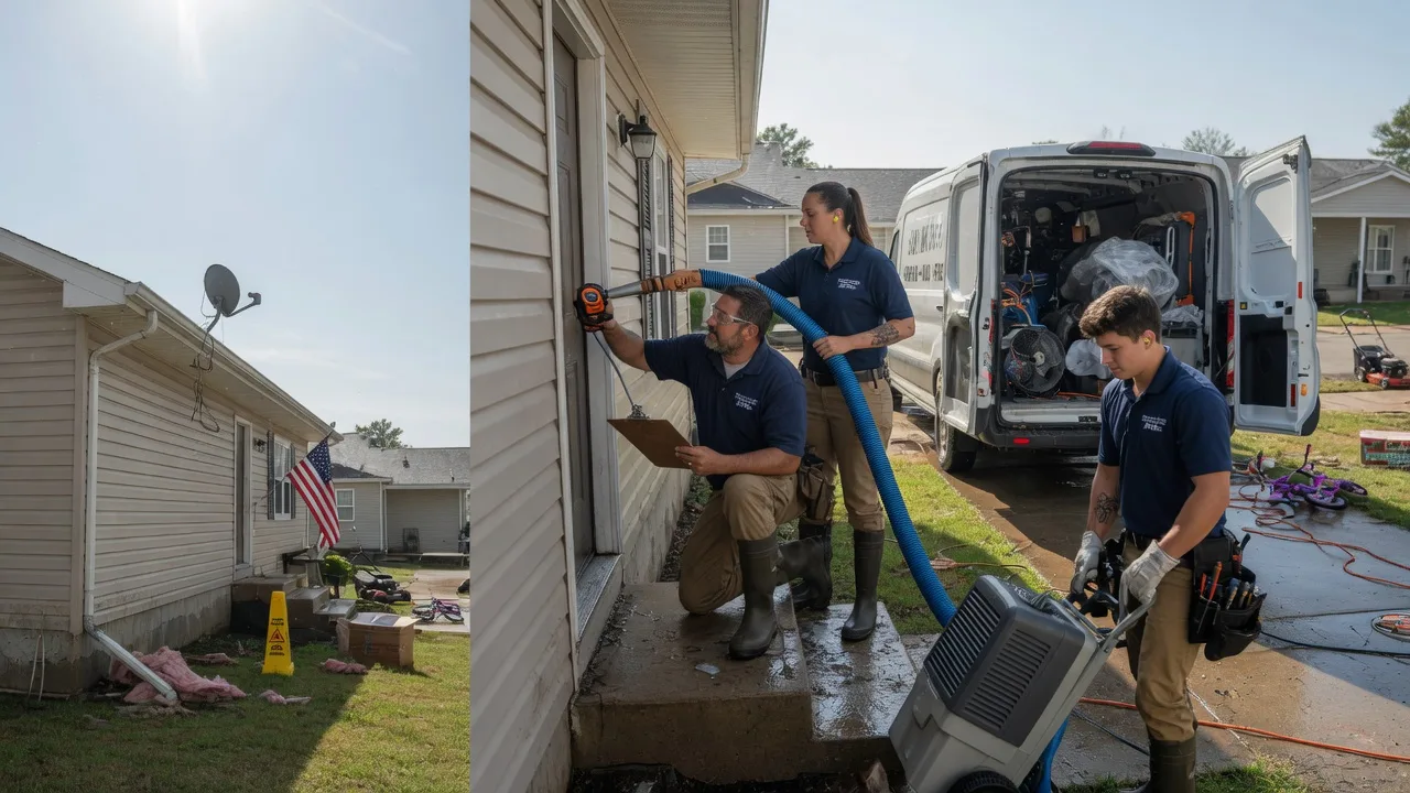 Ceiling Water Damage Restoration in Lucien, OK near me